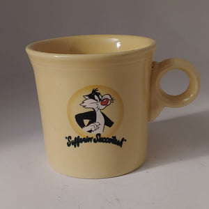 Fiesta Mug Cup Looney Tunes Warner Bros Syvester "Sufferin' Succotash"