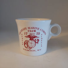 Load image into Gallery viewer, Fiesta Tri State Marine Corps Club Ring Handled Mug
