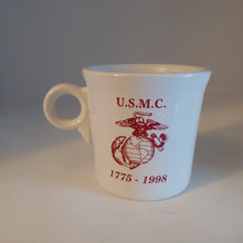 Load image into Gallery viewer, Fiesta Tri State Marine Corps Club Ring Handled Mug
