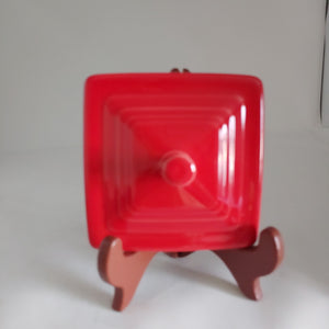 Fiesta SCARLET - Covered Square Box (Belk Box) Replacement Lid