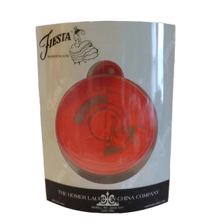 Fiestaware, HLCCA 2019 Member Exclusive Ornament, Poppy, Orange, Fiesta, NIB