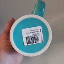 Fiesta Turquoise I Love My Cat Taper Mug NWT