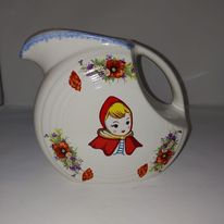 Load image into Gallery viewer, Fiesta China Specialties Little Red Riding Hood Water Pitcher
