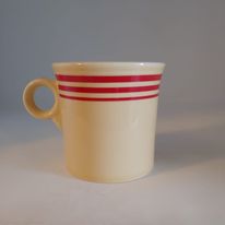 Load image into Gallery viewer, Fiesta HLCCA Red Stripe Tom and Jerry Mug ring handled
