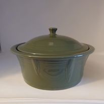 Fiesta SAGE Large Covered Casserole green