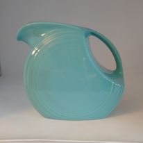 Fiesta Turquoise Blue Water Pitcher Disk Large
