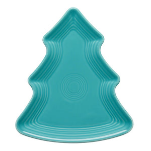 Fiesta Turquoise Tree Plate, Cookie Tray/Plate Christmas