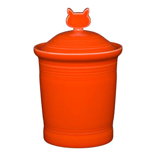 Fiesta Poppy Cat Canister  New