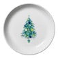 Fiesta Blue Christmas Tree Luncheon Bowl Plate