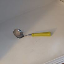 Fiestaware Lemongrass Ceramic Handled Gravy Ladle Utensil