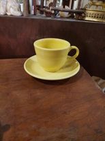 Fiesta Sunflower Yellow Tea cup and Saucer