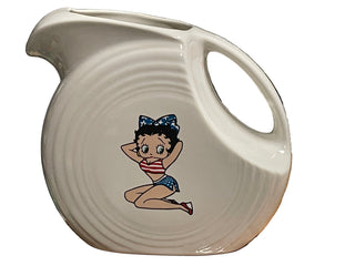 Fiesta Betty Boop White Large Water  Pitcher