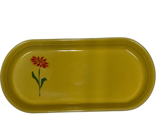 Fiesta Marshal Fields Sunflower Bread Tray Retired HTF