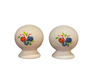Fiesta Jingle Bells Salt & Pepper Ball Set NEW