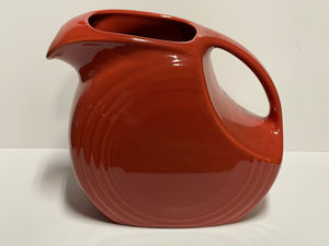 Fiesta Paprika Water Pitcher Retired Color