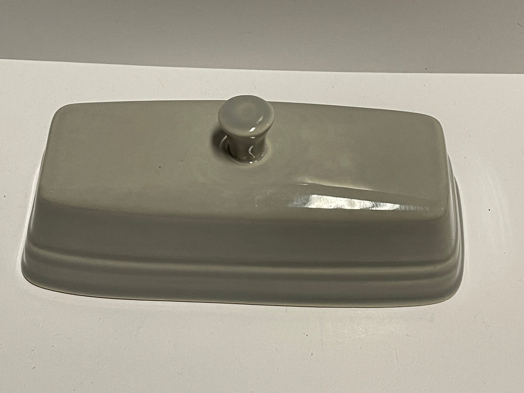 Fiesta Pearl Gray Butter Dish Lid Replacement Part