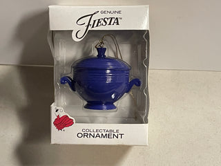 Fiestaware Go along accessory Cobalt Onion Soup  Miniature  Fiesta HLC