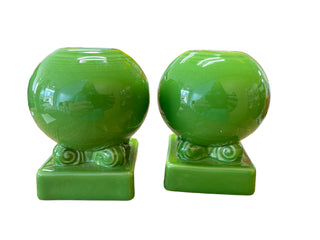 Fiesta Shamrock Bulb Candle Holder Set HTF