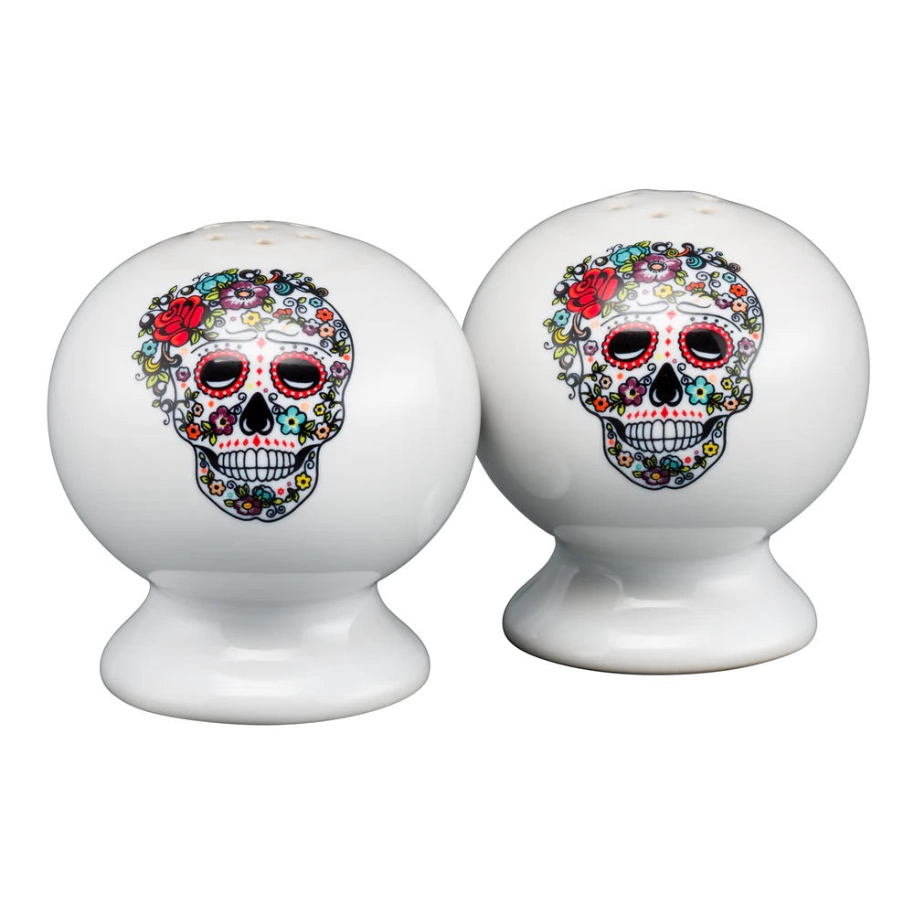 Fiesta Sugar Skull Salt & Pepper Set