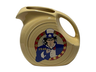 Fiesta HLCCA Exclusive 1940 Uncle Sam Juice Pitcher
