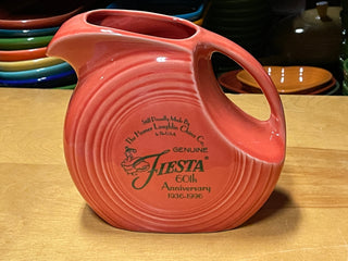 Fiesta Persimmon 60th Anniversary Water Pitcher