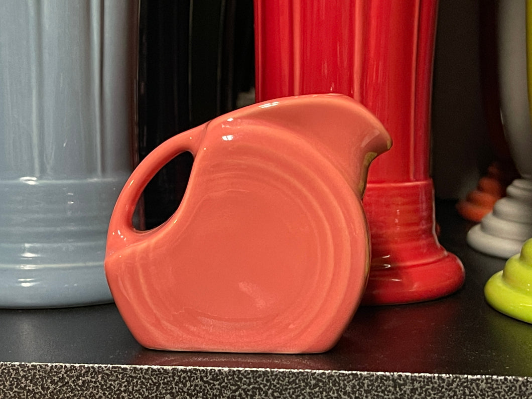 Fiesta Flamingo Mini Disk Pitcher HTF