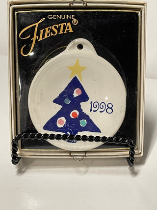 1998 Homer Lauglin Fiesta Christmas Tree Ornament