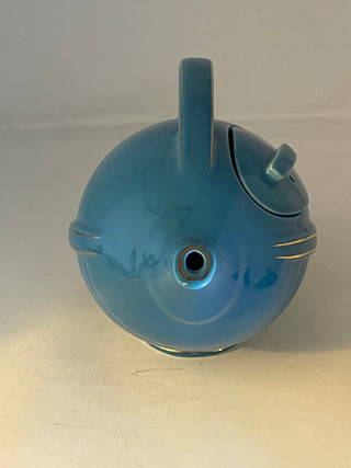 Hall China Specialties 1992  Peacock Football Teapot