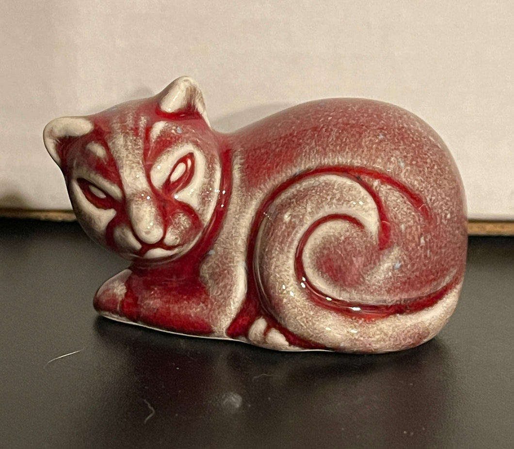 China Specialties Marble Red Cat HTF