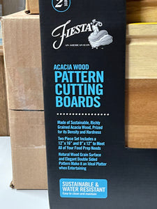 Fiesta Pattern Cutting Boards. NIB
