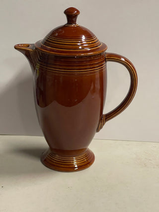 Vintage Fiesta Sheffield Ironstone Amberstone Coffee Server