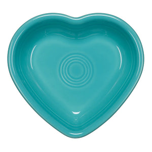 Fiesta Small Heart Bowl Turquoise