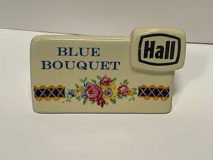Hall Dealer Sign Blue Bouquet