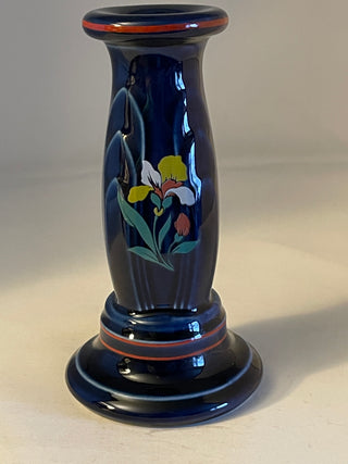 Fiesta Blue Deco Blossom Y2K Candle Holder China Specialties HTF