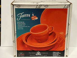 Fiesta POPPY 5 Piece Place Setting NIB