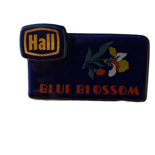 Hall Blue Blossom  Dealer Display Sign  China Specialties