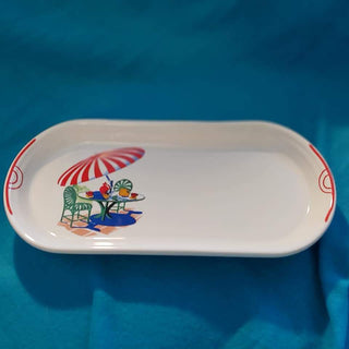 Fiesta Sunporch Bread Tray China Specialties HTF