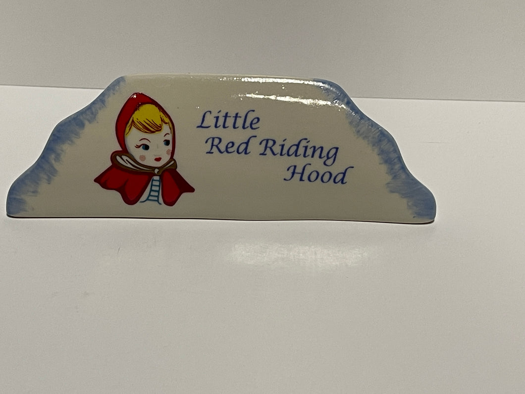China Specialties Little Red Riding Hood Display Sign