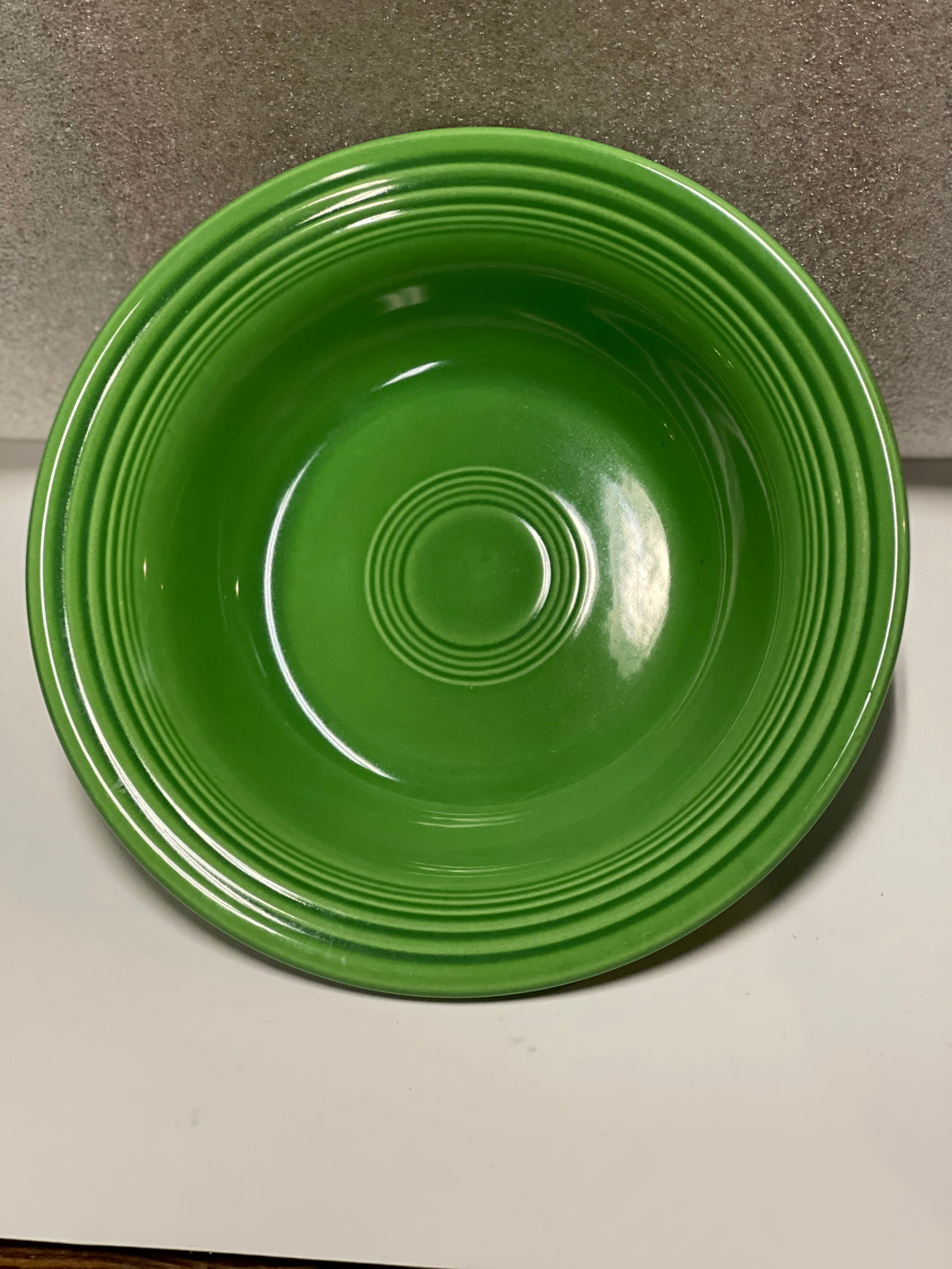 Vintage Fiesta Medium Green 8 1/4 Deep Bowl Plate BEAUTIFUL Rim Soup