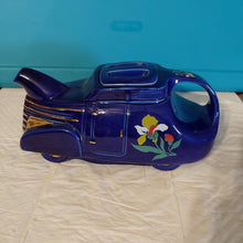 Load image into Gallery viewer, Hall Blue Deco Blossom Automobile Car Teapot
