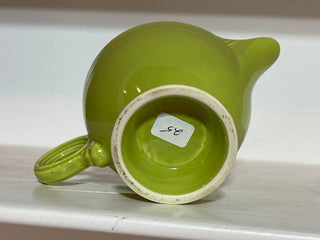 Vintage Fiesta Chartreuse Creamer Ring Handle