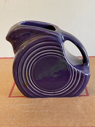 Fiesta Plum Mini Disk Pitcher