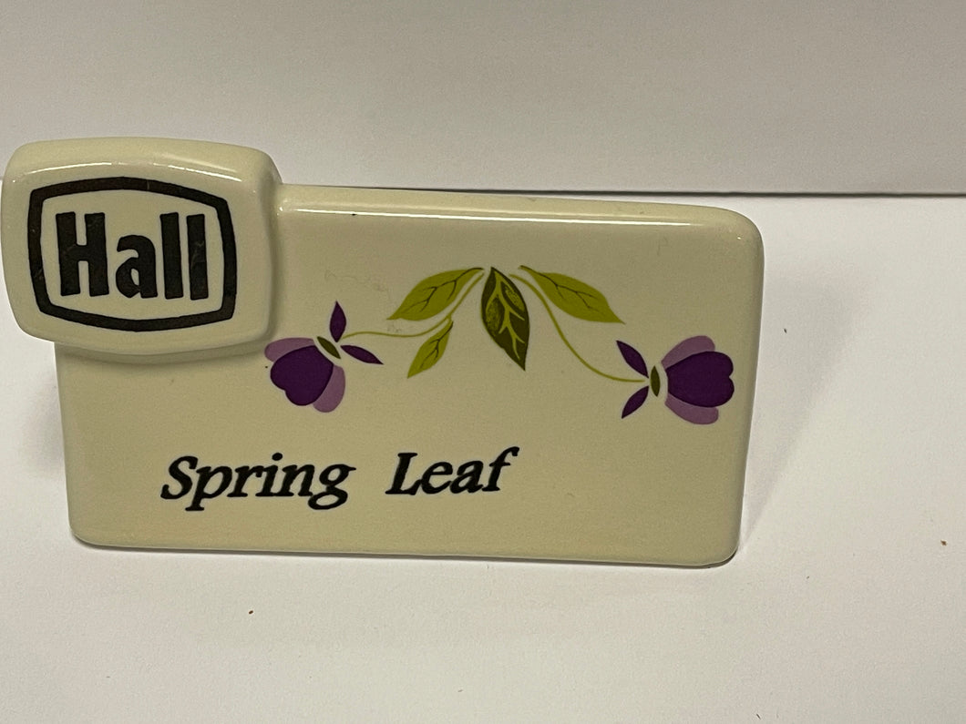 Hall Spring Leaf Dealer Display Sign