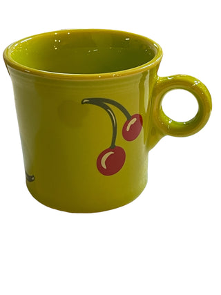 Fiesta HLCCA Lemongrass w Cherries Ring Handled Mug
