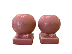 Fiesta Rose Bulb Candle Holder Set