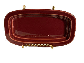 Fiesta Cinnabar  Replacement Bottom of Butter Dish ONLY