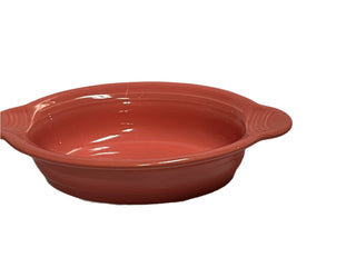 Fiesta Flamingo Individual  Tab Handled Casserole Dish NWT