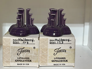 Fiesta Mulberry Pyramid Set - Numbered