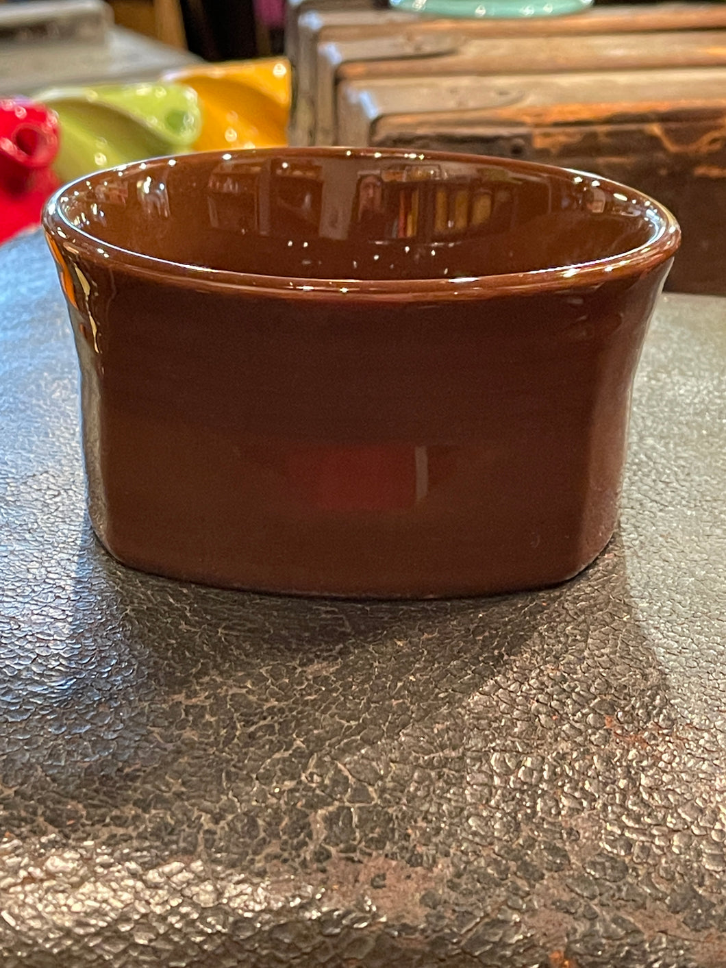 Fiesta Chocolate Square Soup Cereal Bowl