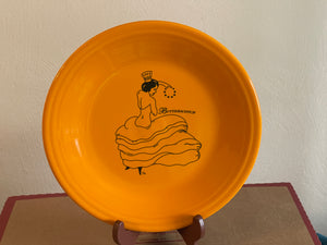 Fiesta Dancing Lady Commemorative Plate in Butterscotch | Fiestaware HLCCA 2020